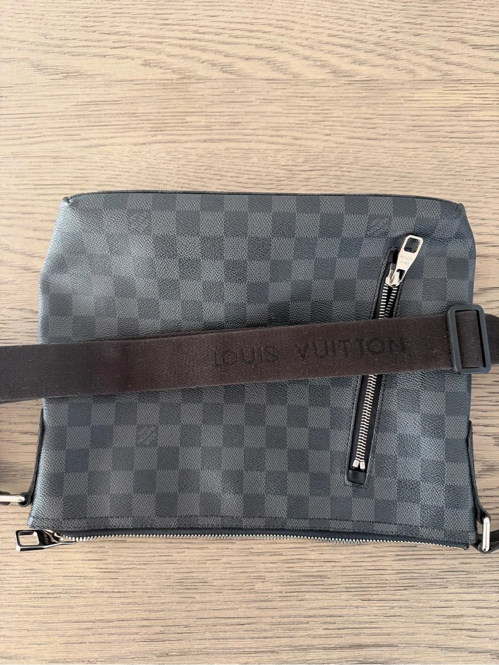 Louis Vuitton Mick PM Messenger Bag in Damier Graphite Canvas